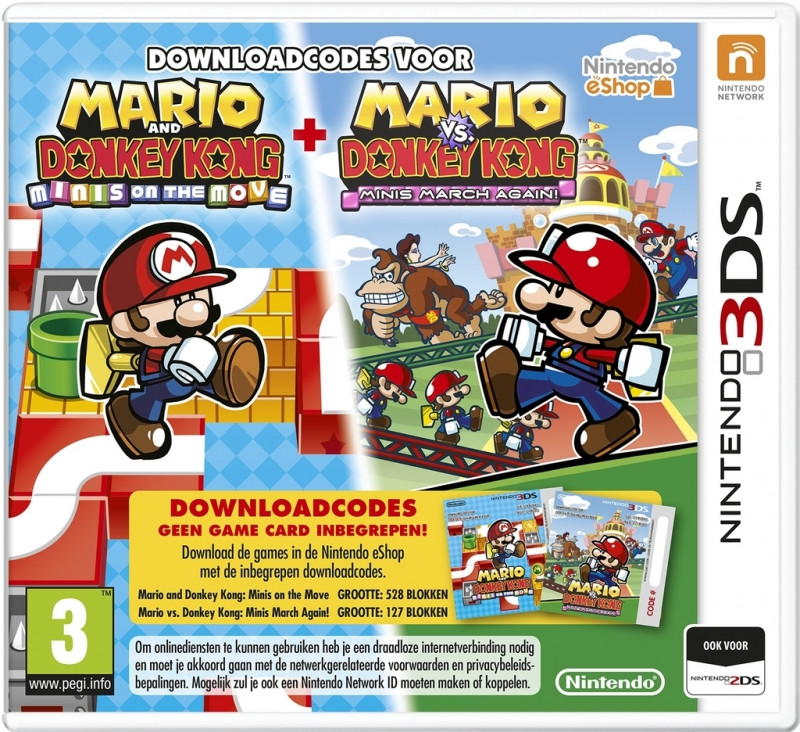 Mario & Donkey Kong (Mini's on the Move / Mini's March Again) (Download Code)