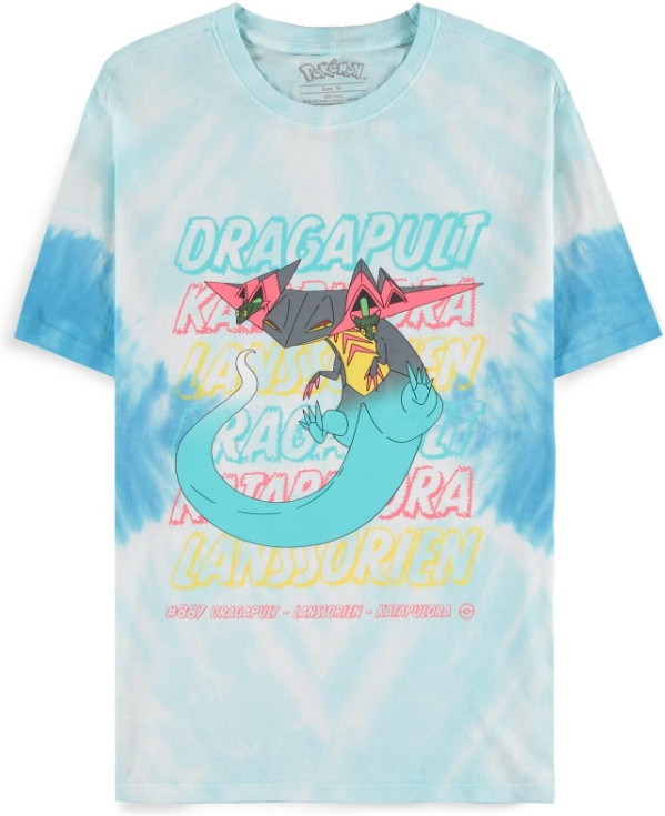 Pokémon Heren Tshirt -2XL- Dragapult Blauw