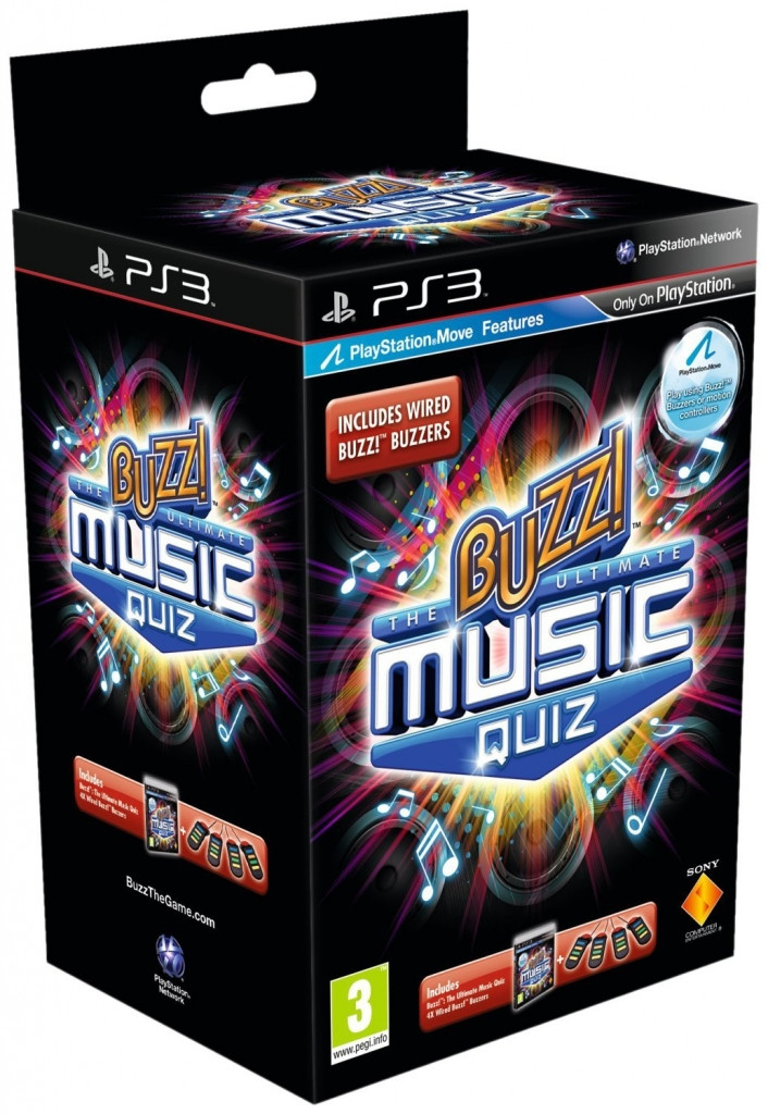 Image of Buzz The Ultimate Music Quiz + Wireless Buzzers