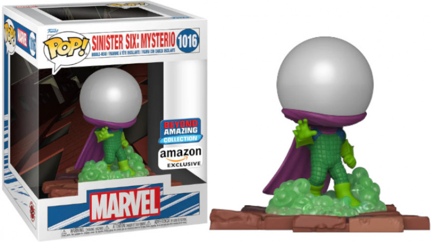 Marvel Spider-Man: Beyond Amazing Deluxe Funko Pop Vinyl: Sinister Six: Mysterio (Amazon Exclusive) afbeelding