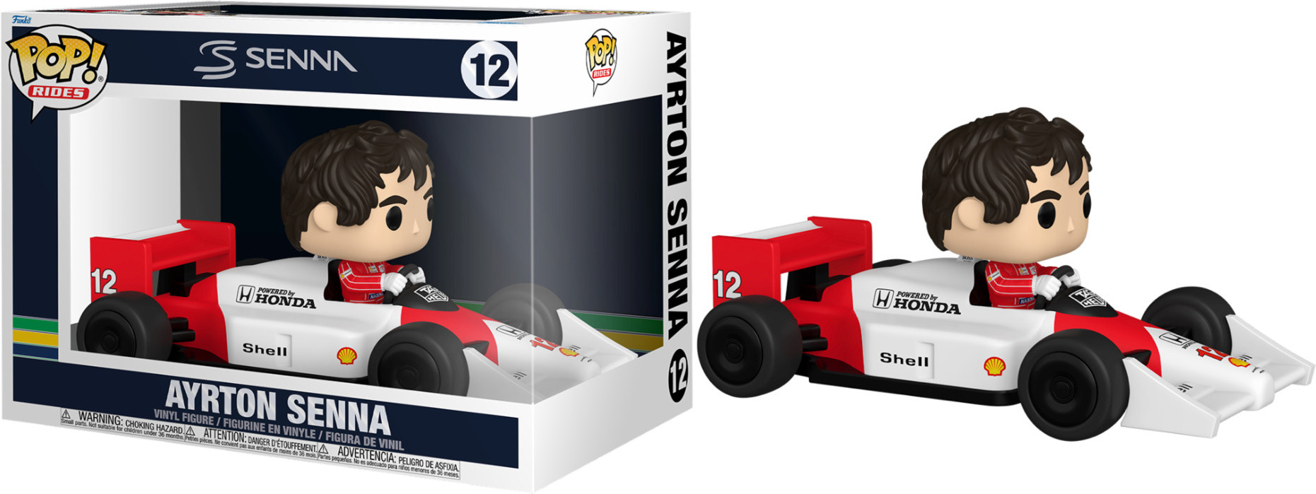 Formula 1 Rides Super Deluxe Funko Pop Vinyl Ayrton Senna