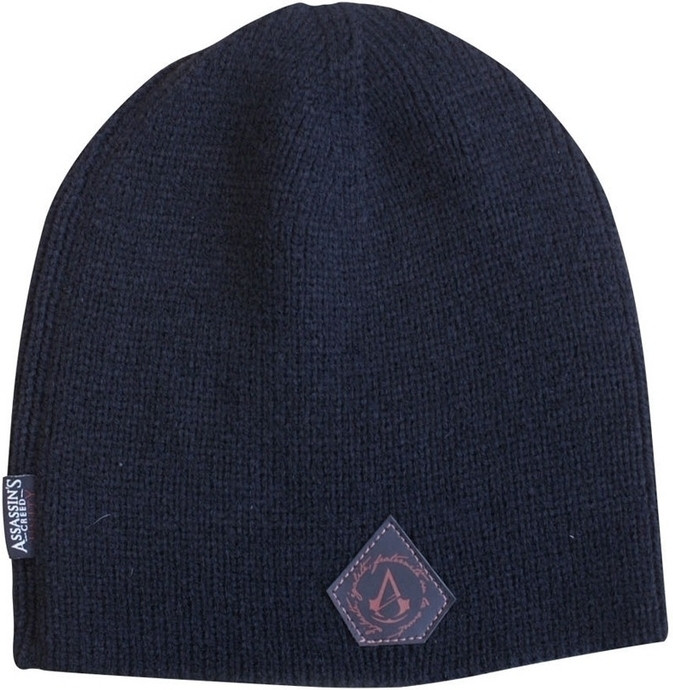 Ubisoft Assassins Creed Unity Red Logo Patch Beanie Black ubisoft kopen in de aanbieding