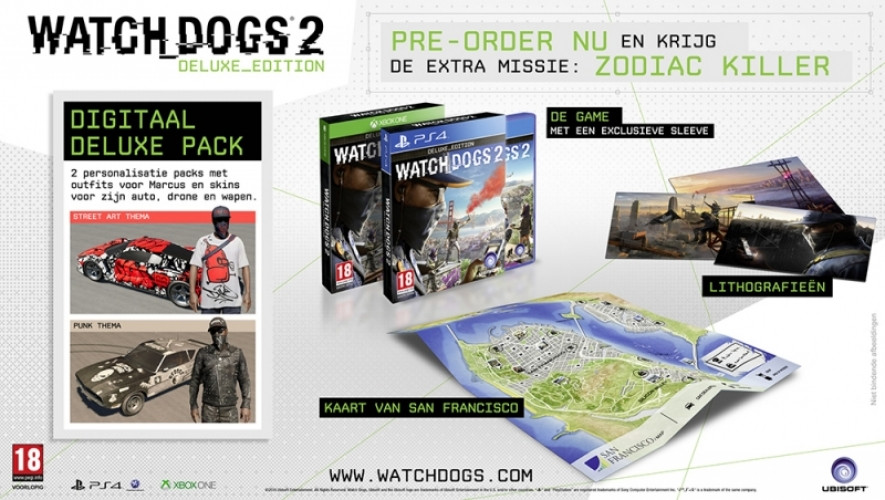 Image of Watch Dogs 2 Deluxe Edition