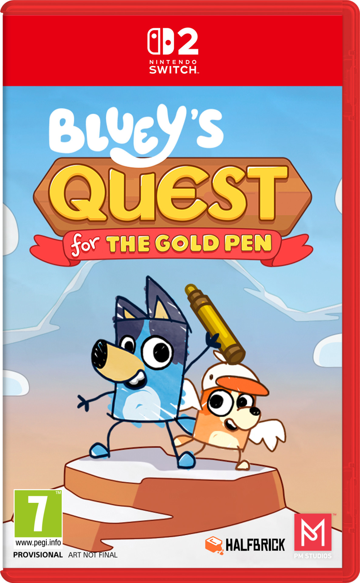 Bluey's Quest for the Gold Pen