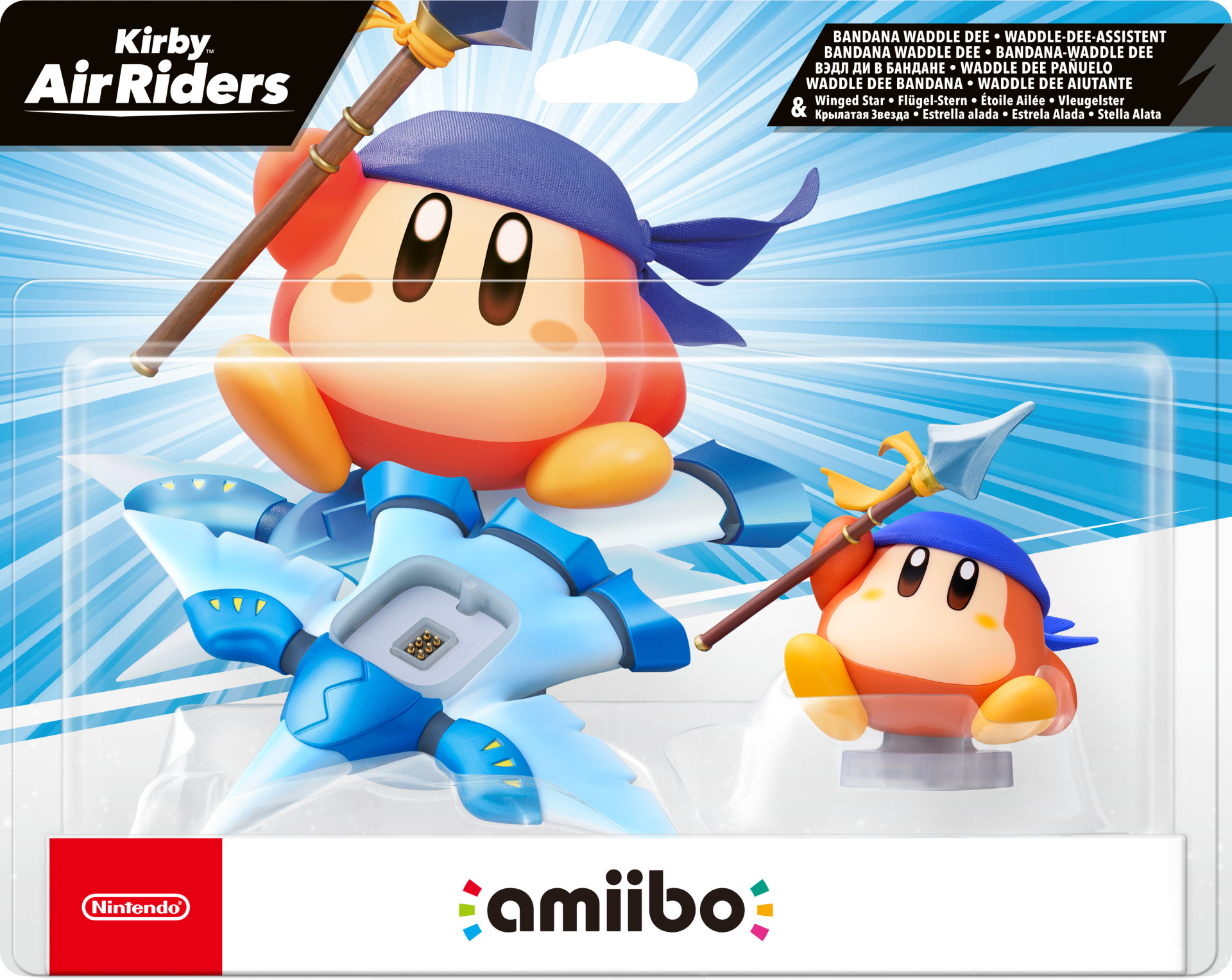 Amiibo Kirby Air Riders - Bandana Waddle Dee & Winged Star afbeelding