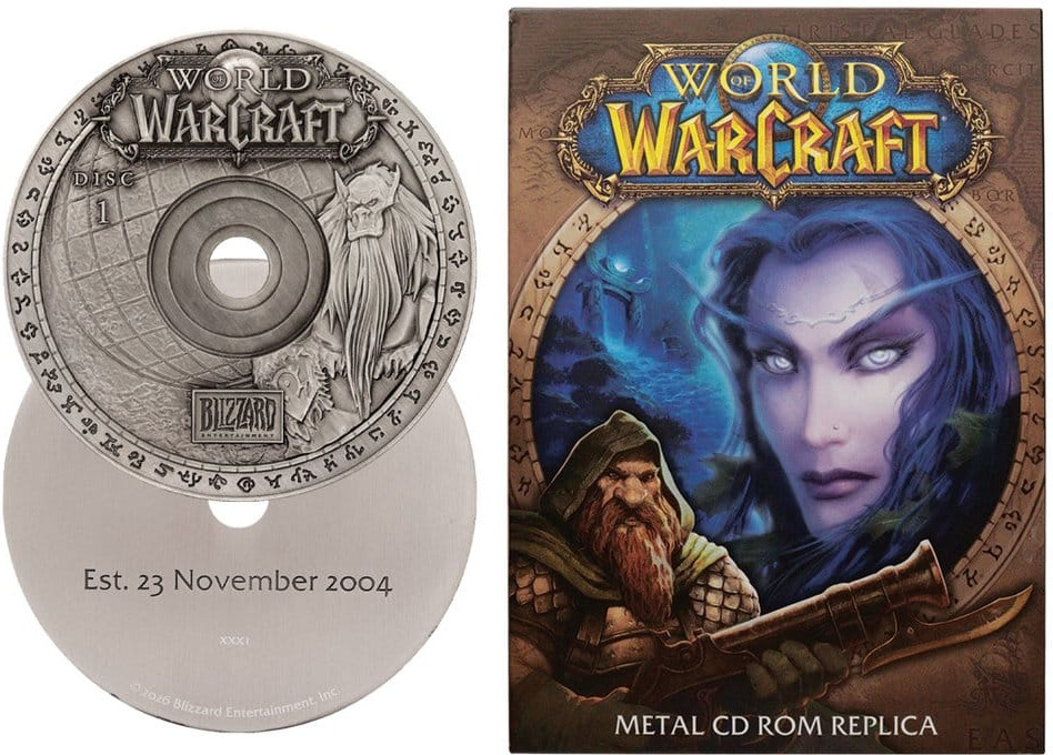 World of Warcraft Replica - Metal CD-ROM Limited Edition
