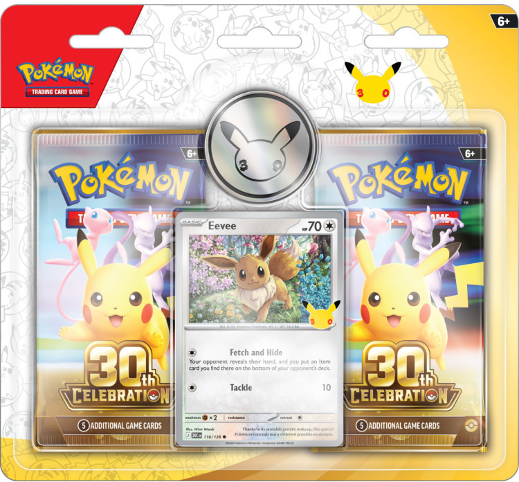 Pokemon TCG 30th Anniversary 2-Pack Blister