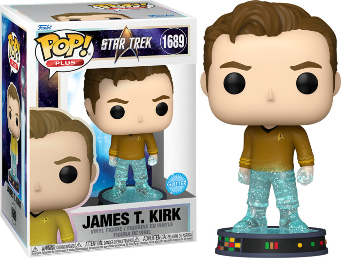 Star Trek Picard Funko Pop Vinyl Transporting James T. Kirk (Glitter)