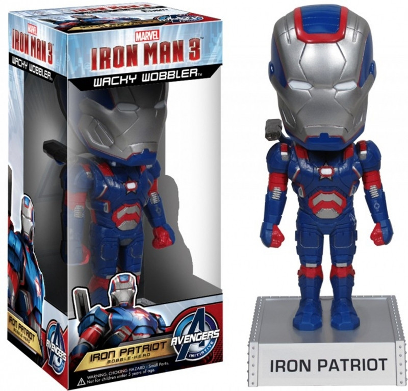 Image of Iron Man 3 Wacky Wobbler - Iron Patriot
