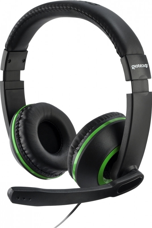 Image of Gioteck XH100 Wired Stereo Headset (Black / Green)