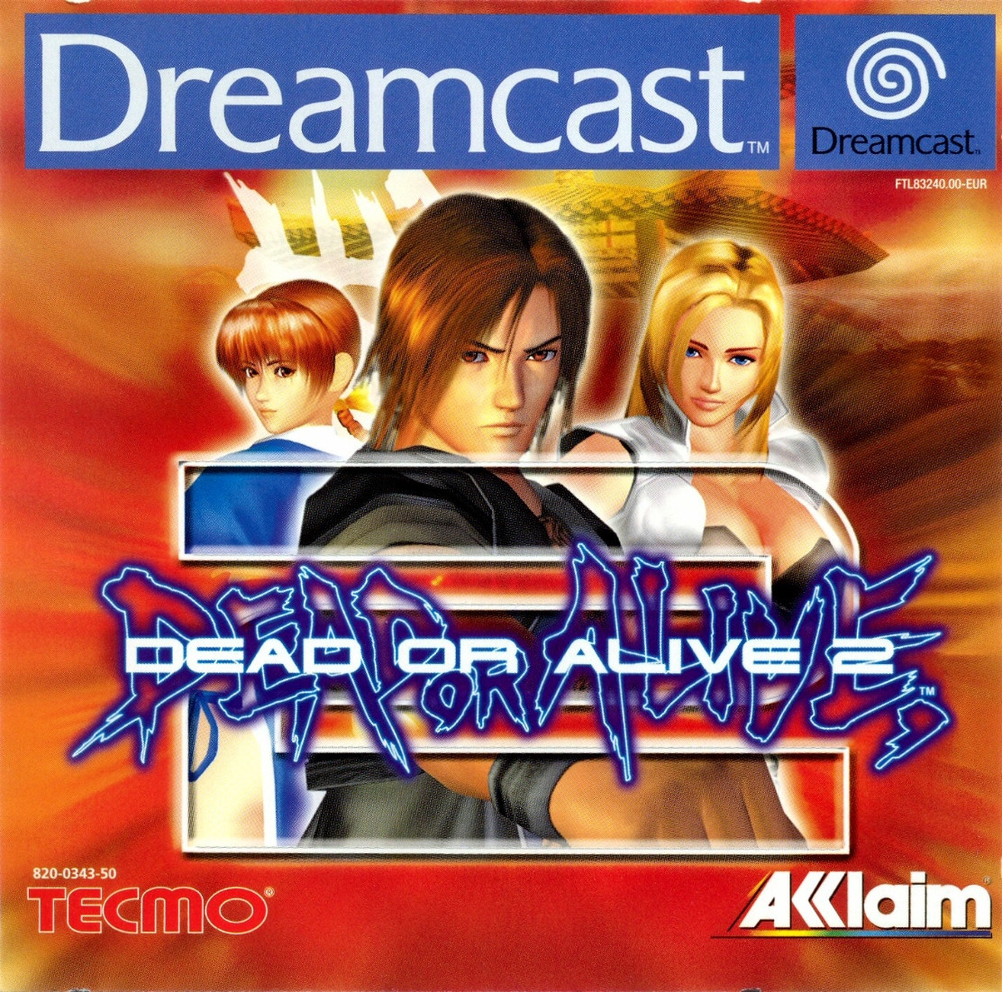 Dead Or Alive 2 (verpakking Duits, game Engels)