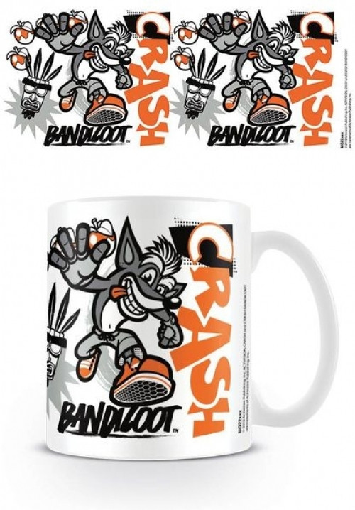 Crash Bandicoot Mug - Stencil