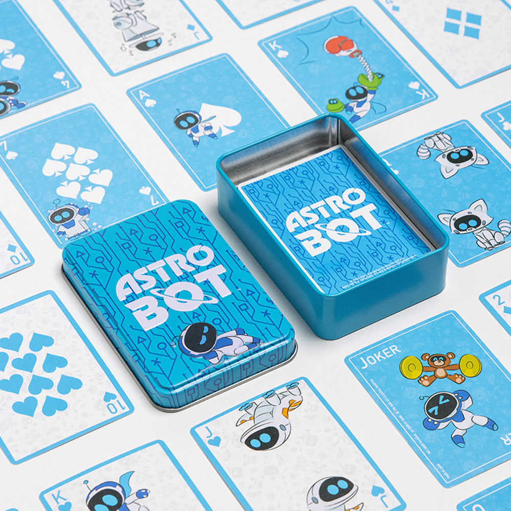 Astrobot - Playing Cards in Tin afbeelding