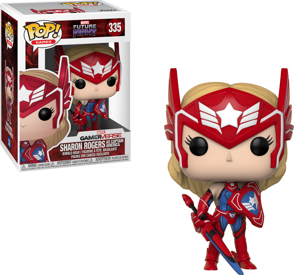 Marvel Future Fight Pop Vinyl Sharon Rogers as Captain America