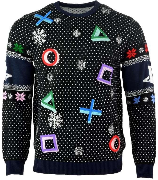 Playstation - Symbols Black Christmas Sweater