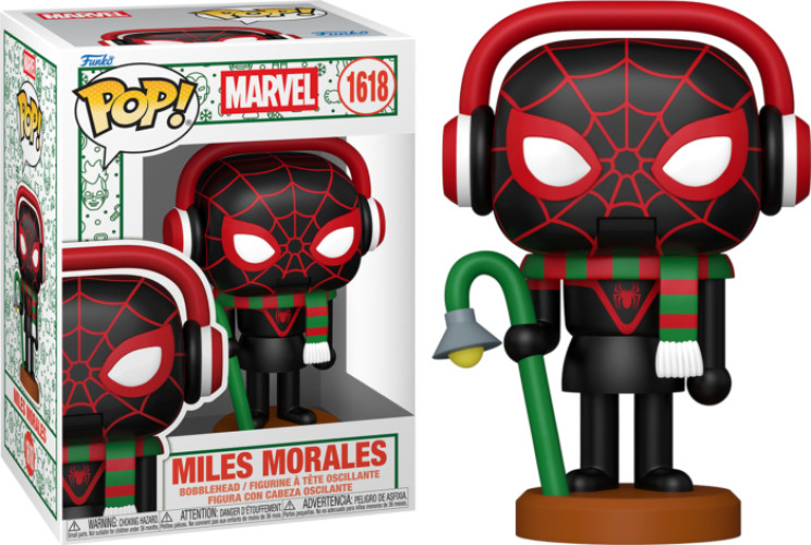 Marvel Funko Pop Vinyl: Miles Morales Nutcracker (1618)