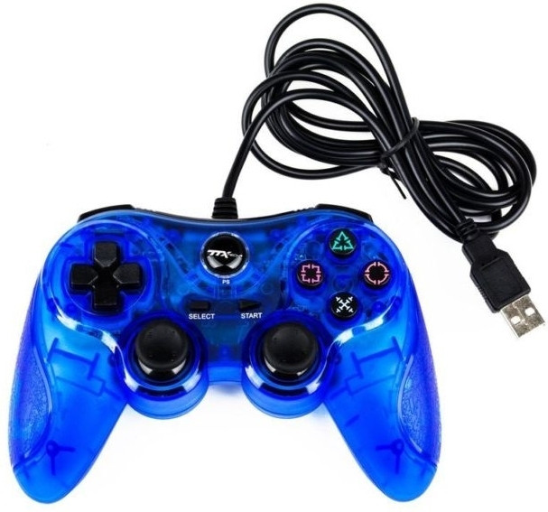 Image of Universal Wired USB Controller Clear Blue (TTX Tech)