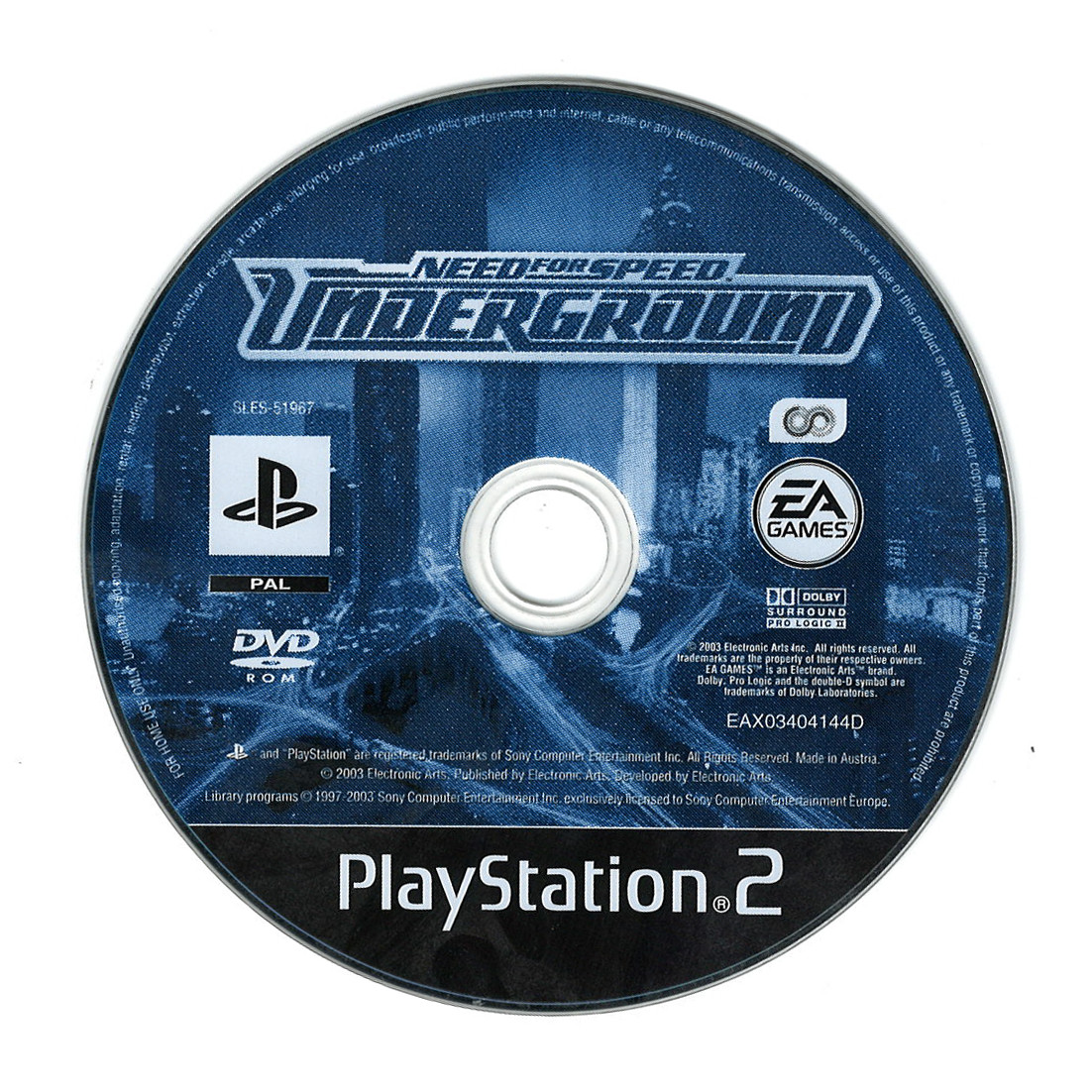 Need for Speed Underground (losse disc)