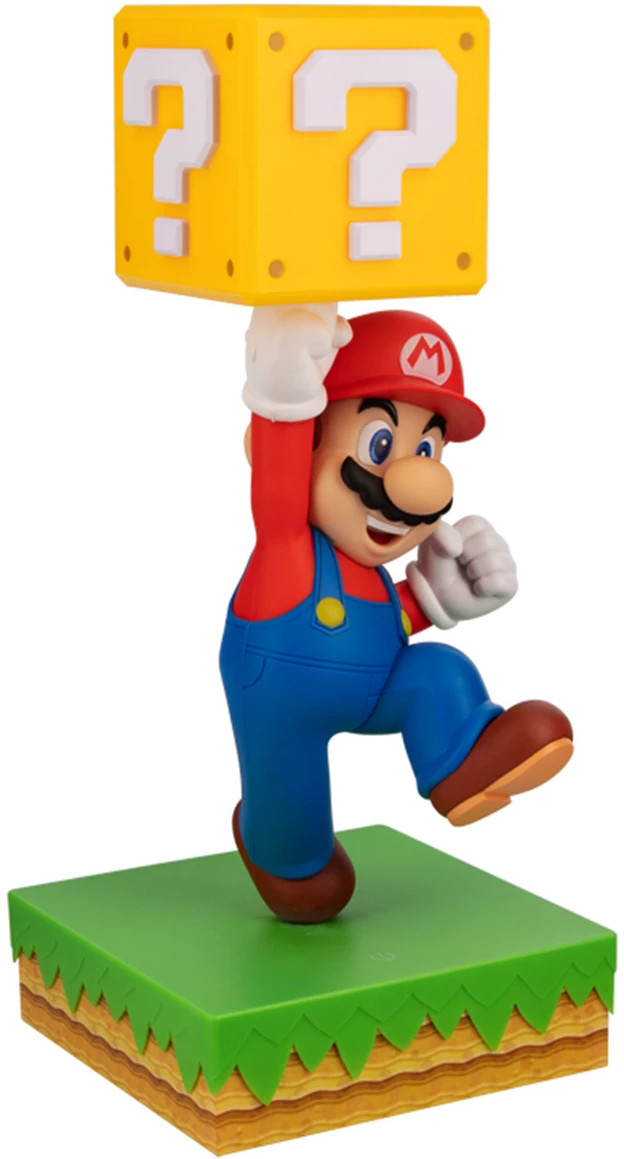 Super Mario Diorama Light - Mario & Question Block afbeelding