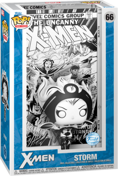 Marvel X-Men Uncanny X-Men #126 Comic Cover Funko Pop Vinyl: Storm (Black & White) afbeelding