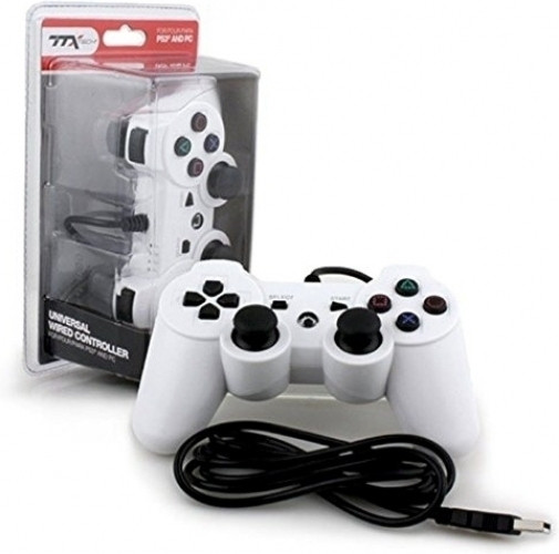 Image of PS3 Wired USB Controller White (TTX Tech)