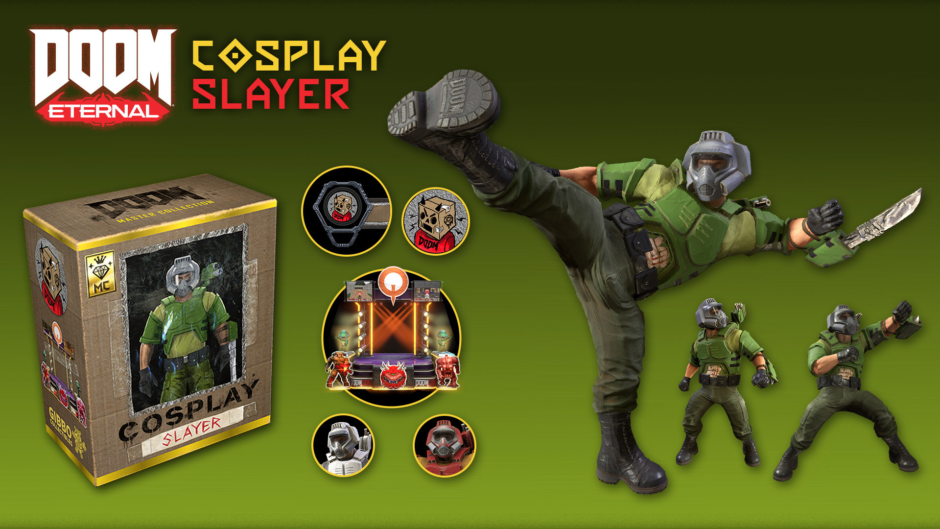 AOC DOOM Eternal: Cosplay Slayer Master Collection Cosmetic Pack DLC (extra content)