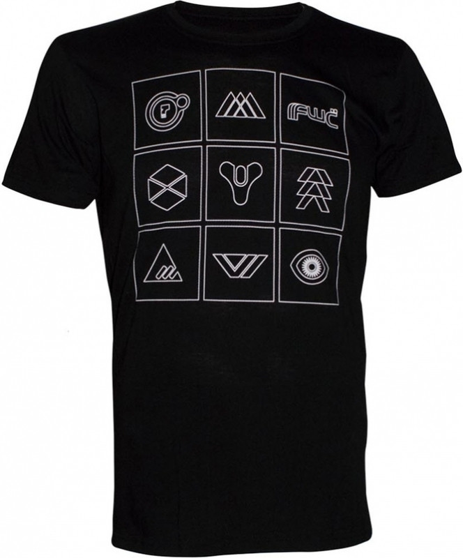 Image of Destiny T-Shirt 9 Squares Black