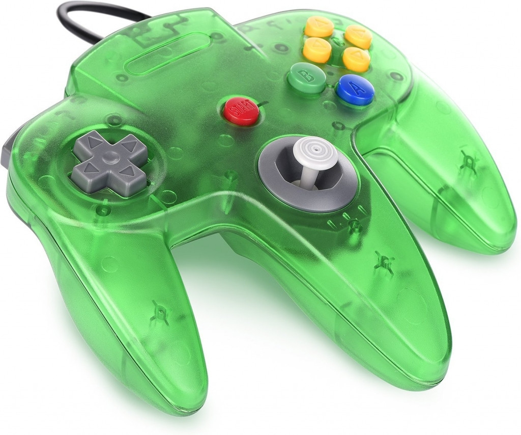 Image of Nintendo 64 Controller Groen Transparant (TTX Tech)