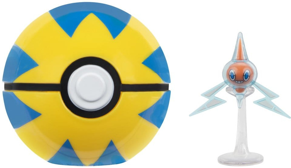 Pokemon Figure - Rotom + Quick Ball (Clip 'n' Go)