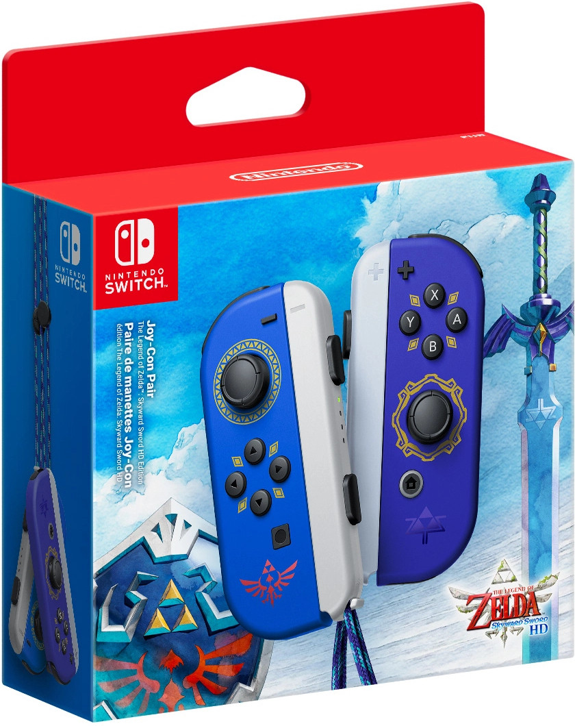 Nintendo Switch Joy-Con Controller Pair (The Legend of Zelda Skyward Sword HD Edition)