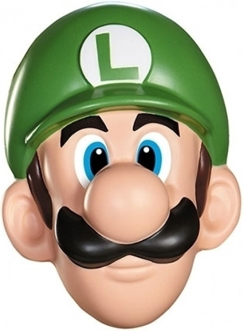 Image of World of Nintendo Luigi Face Mask (Adult Size)
