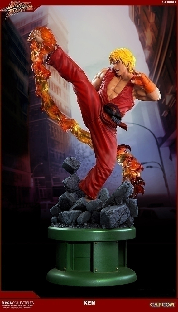 Street Fighter IV: Ken Dragon Flame Regular 1:4 scale Statue