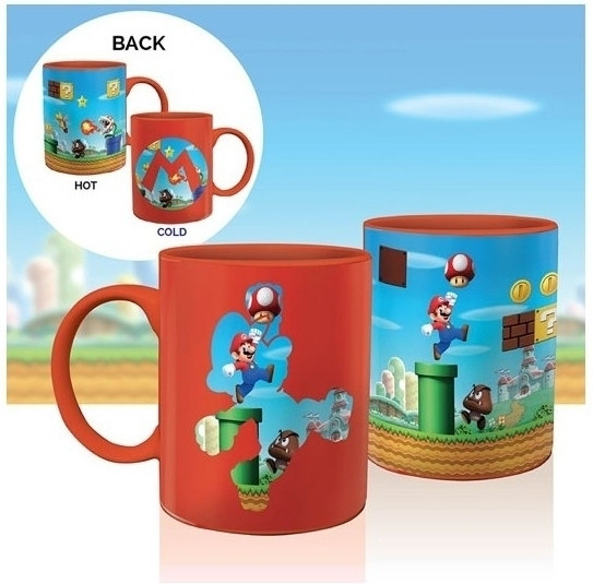 Nintendo - New Super Mario Bros. Heat Change Mug