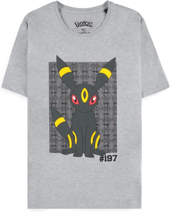 Pokémon Heren Tshirt -2XL- Umbreon Grijs