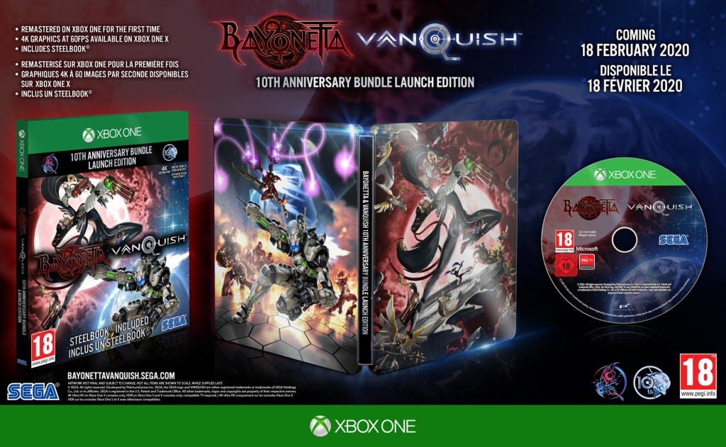 Bayonetta & Vanquish Double Pack Limited 10th Anniversary edition afbeelding