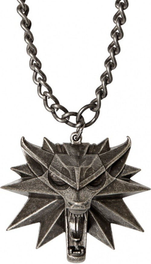 The Witcher - School of the Wolf Medallion and Chain