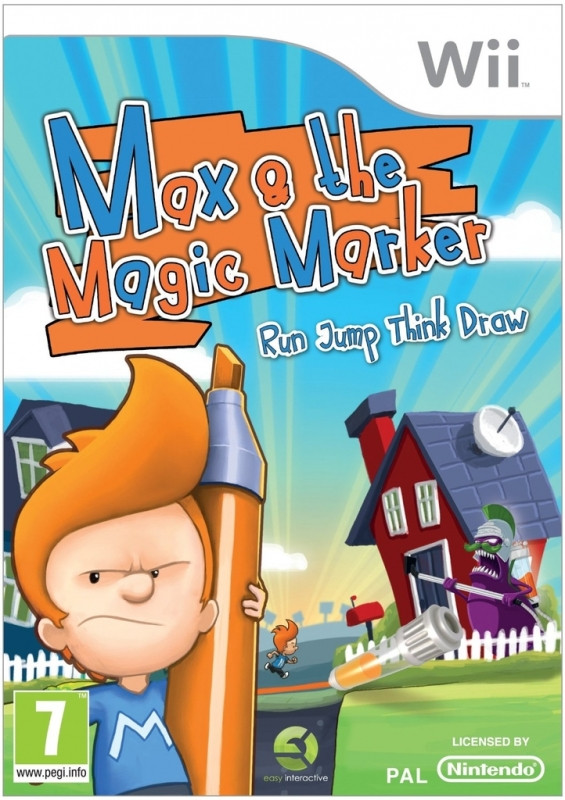 Image of Max and the Magic Marker (verpakking Frans, game Engels)