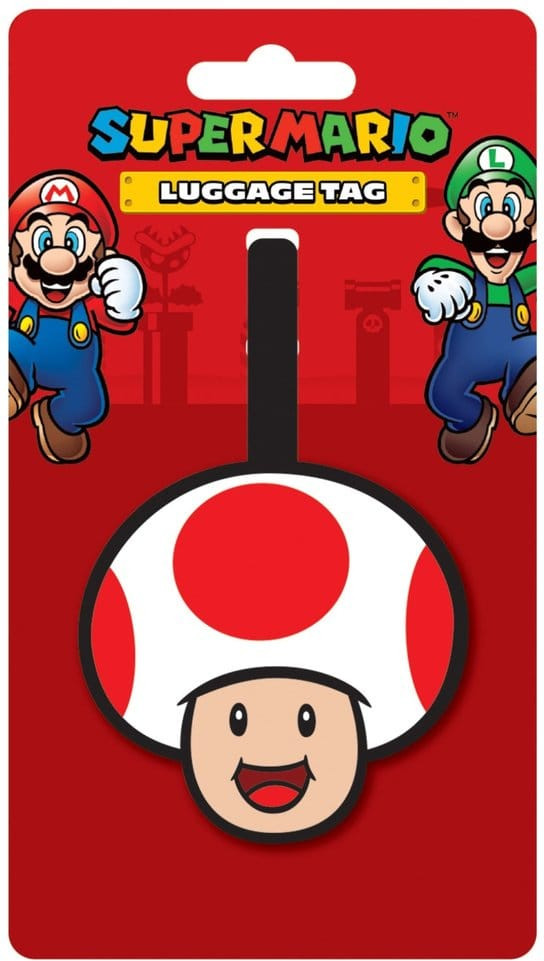 Nintendo - Toad Rubber Luggage Tag