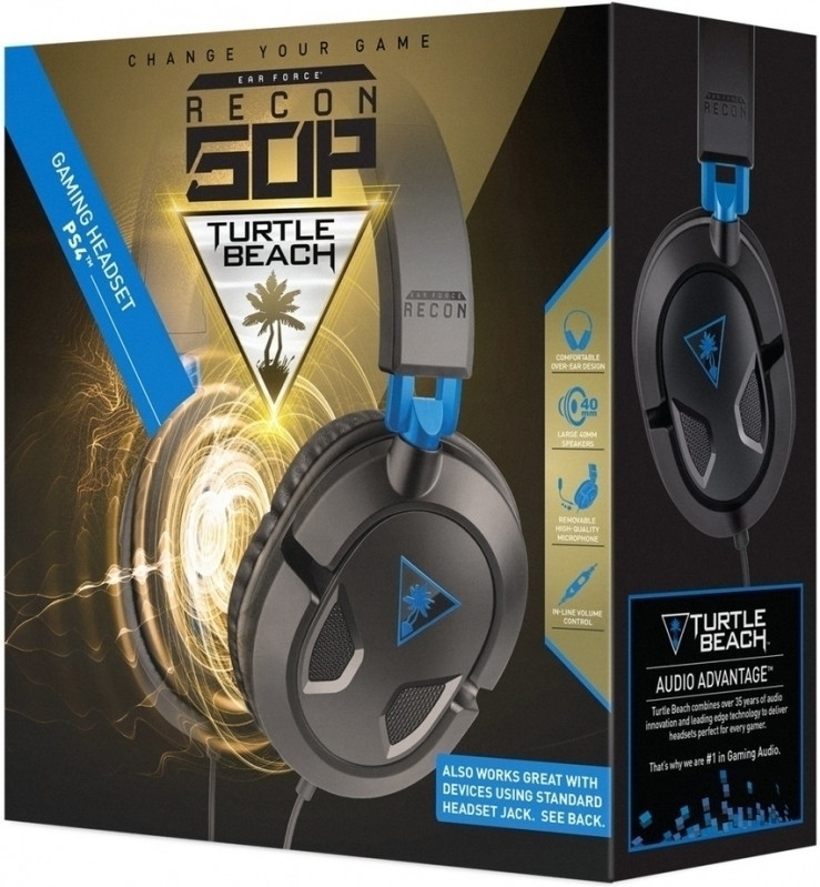 Turtle Beach Ear Force Recon 50P Gaming Headset (Zwart)