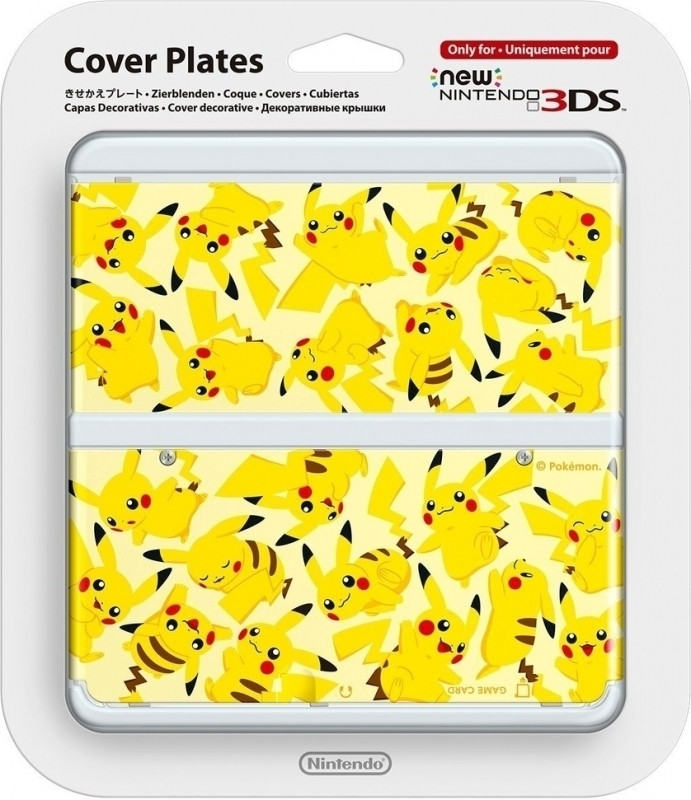 Image of Cover Plate NEW Nintendo 3DS - Pikachu