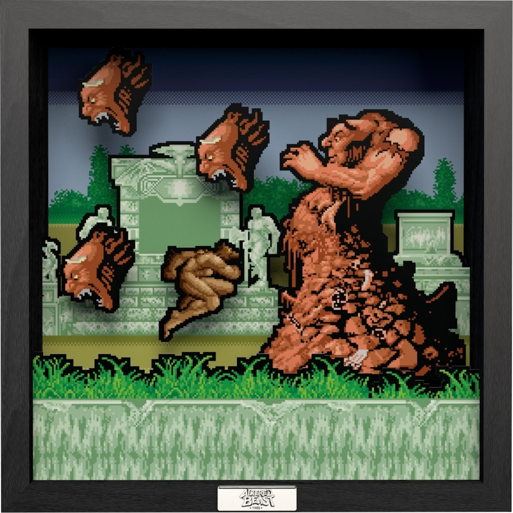 Pixel Frame - Altered Beast (25cm x 25cm)