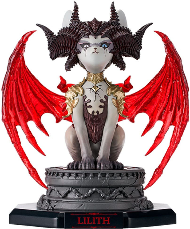 Diablo IV Statue - Lilith Meow Light-Up