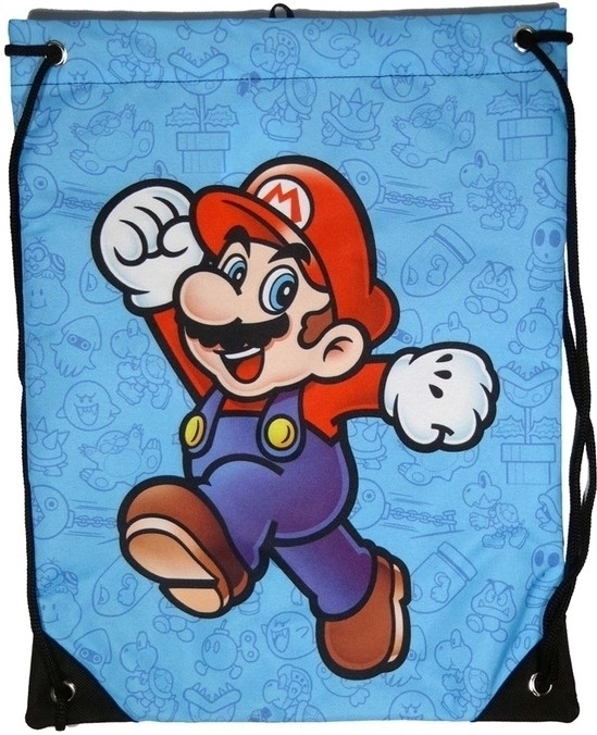 Image of Mario Blue Gym Bag