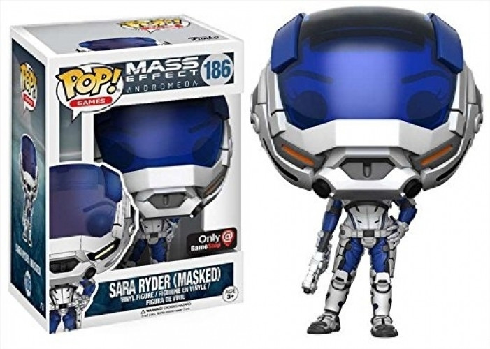 Mass Effect Andromeda Pop Vinyl Figure Sara Ryder Masked Limited Edition