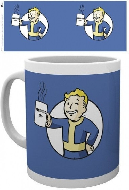 Fallout Mug Vault Boy Holding pyramid international kopen in de aanbieding Fallout Mug Vault Boy Holding pyramid international kopen in de aanbieding