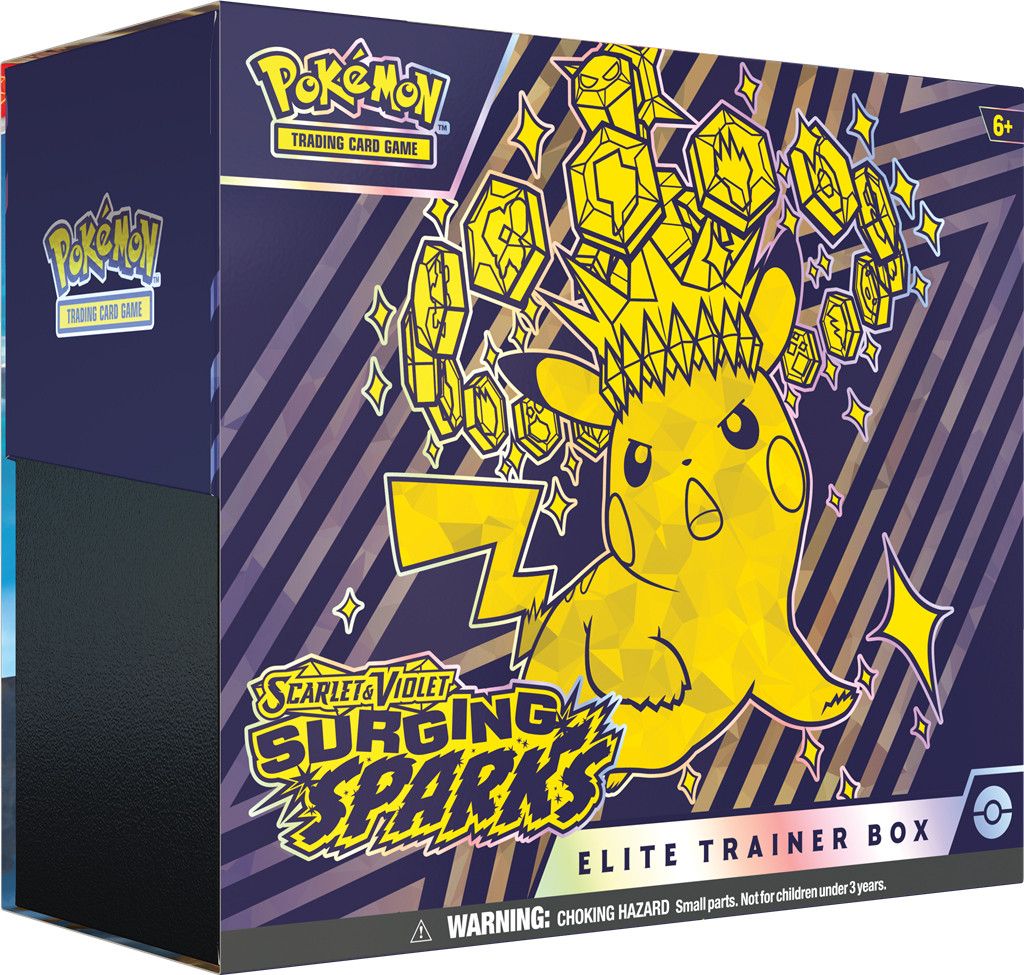 Pokémon - SV08 Surging Sparks - Elite Trainer Box - Trading Cards