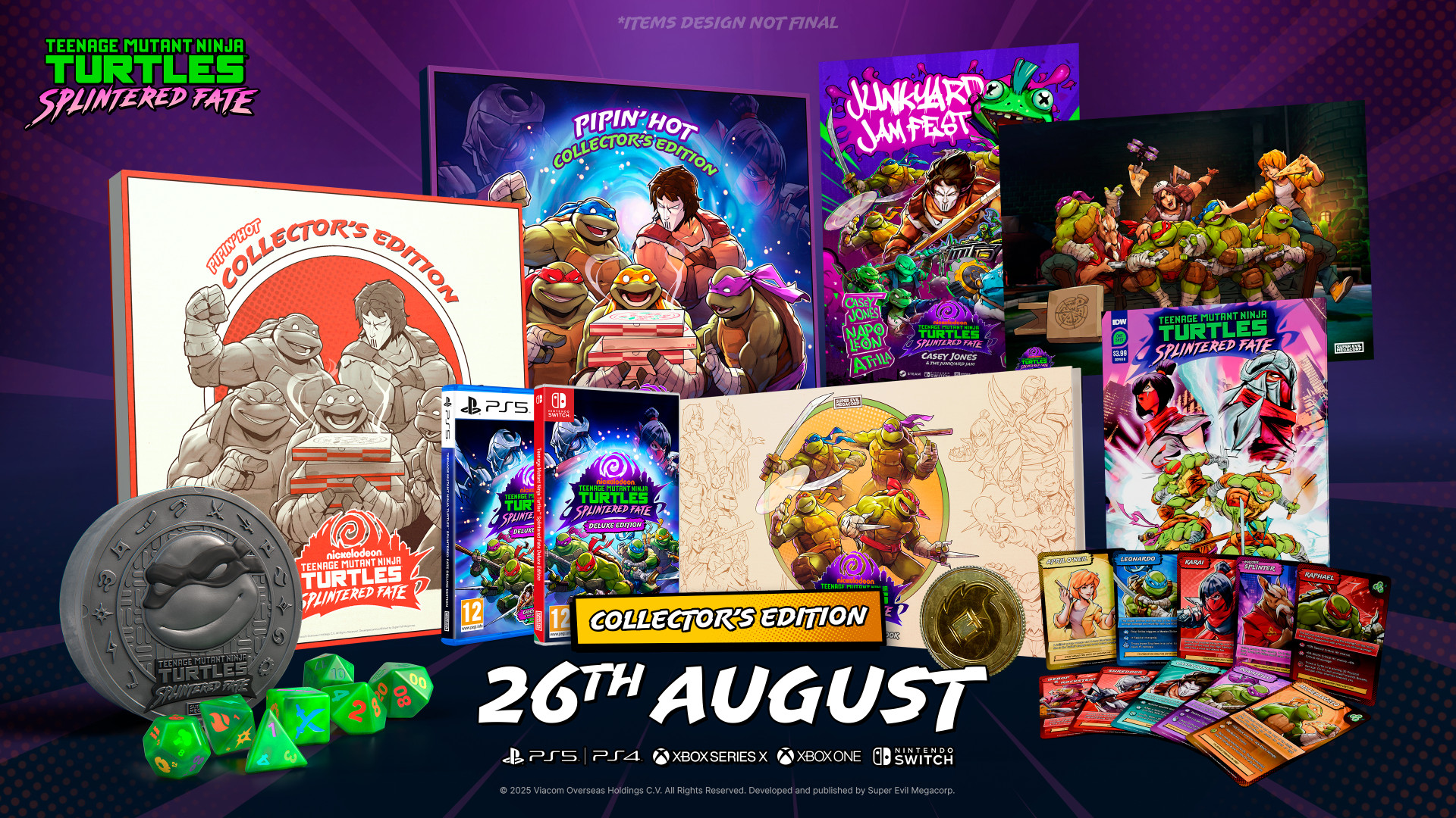 Mindscape Teenage Mutant Ninja Turtles Splintered Fate Pipin Hot Edition