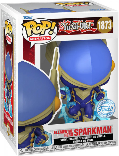 Yu-Gi-Oh! Funko Pop Vinyl: Elemental Hero Sparkman (special edition) afbeelding