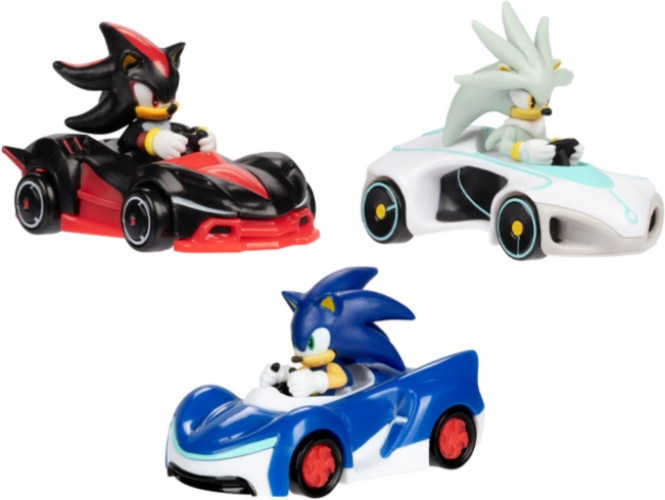 Sonic Die Cast 3 Vehicle Pack