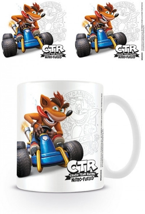Crash Team Racing Nirto-Fueled - Crash Bandicoot Emblem Mug